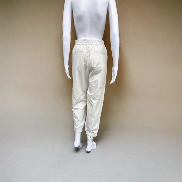 Brunello Cucinelli cropped French cotton track pants